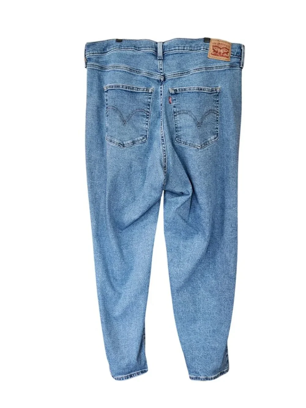 Levis High Waisted Mom Denim Jeans Distressed Womens Size 16W